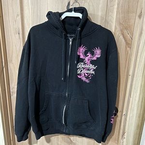 Beautiful Disaster zip up hoodie